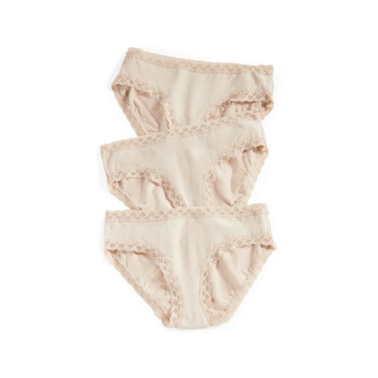 Natori Bliss Braguitas Niña Paquete de 6 Black S