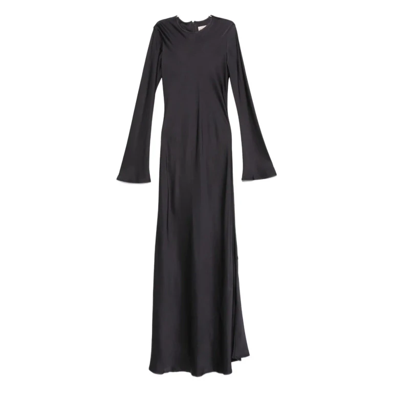 Vestido largo de gasa Alberta Ferretti