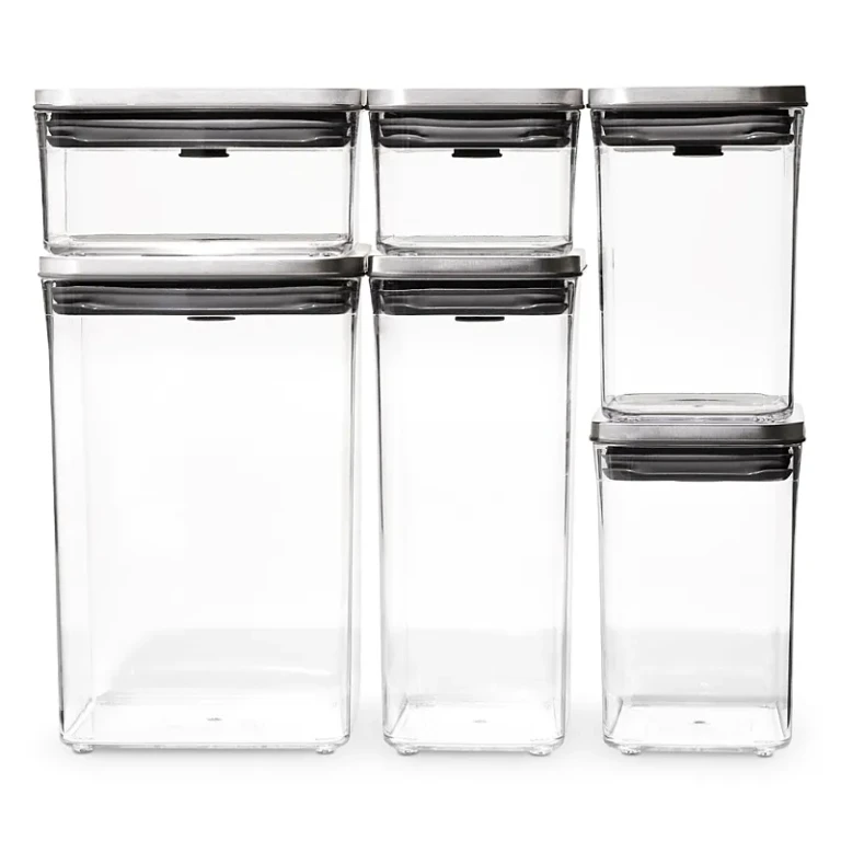 Oxo Steel 6 Piece Pop Container Set