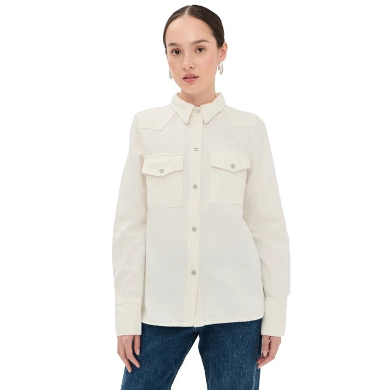 TWP Ranchers Daughter Button Down White M
