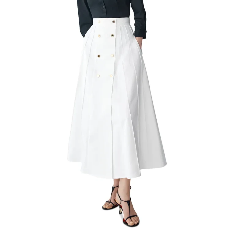 Carolina Herrera A Line Midi Skirt