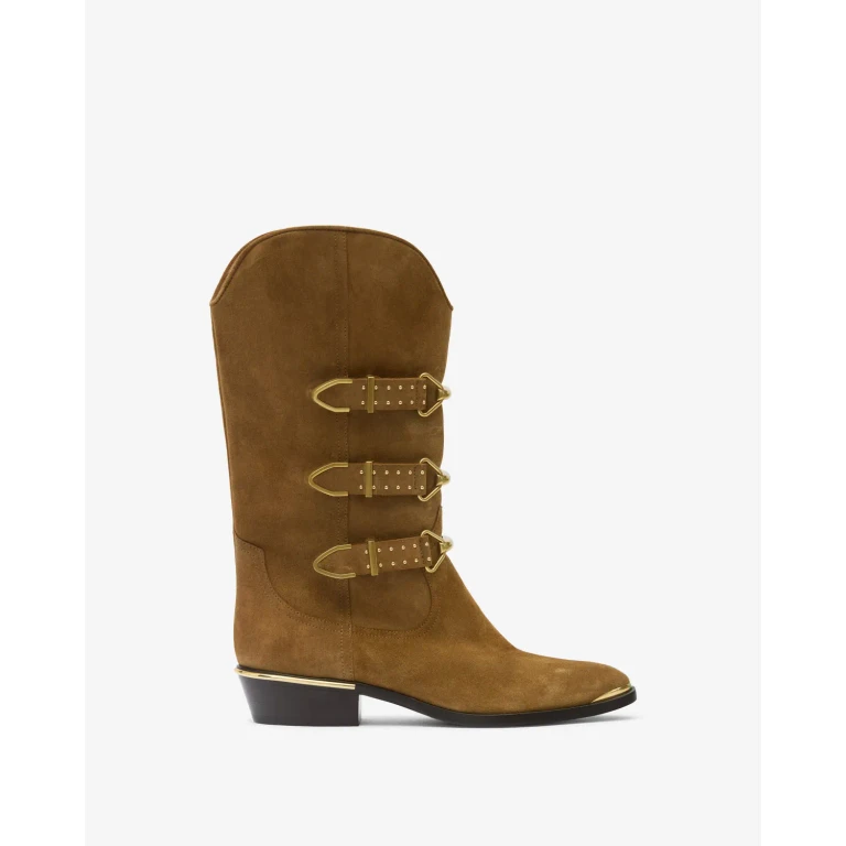 Boots Mexia - Femme - Taupe - Taille 36 - Isabel Marant