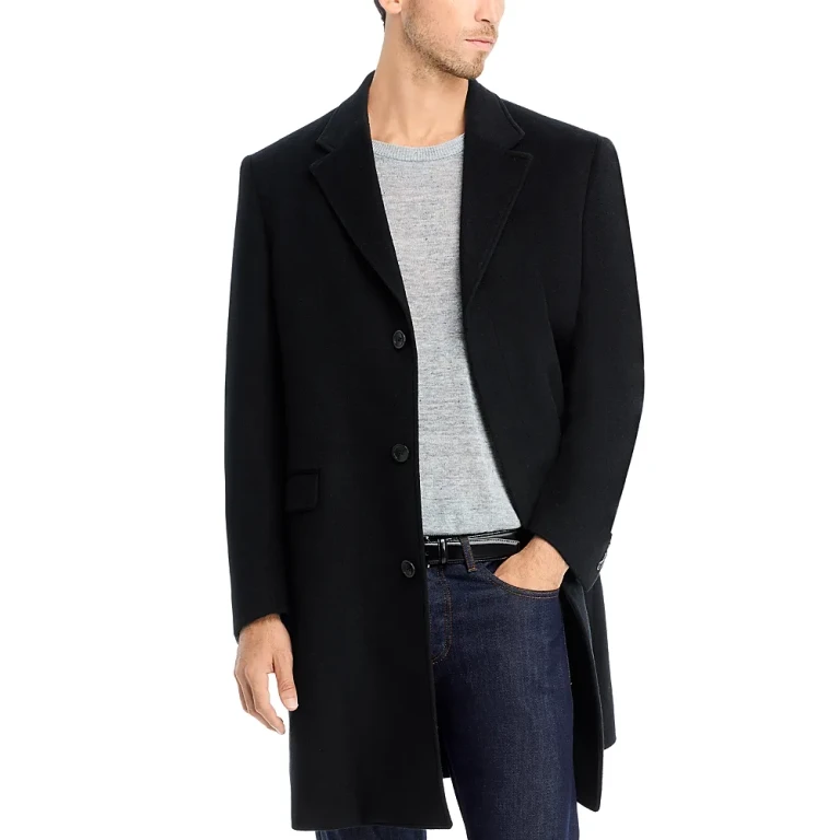 Vince Wool & Cashmere Flyfront Topcoat
