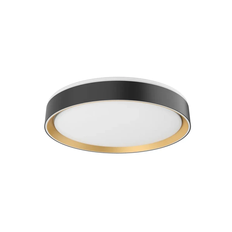 Black Gold LED Flush Mount from the Essex Collection