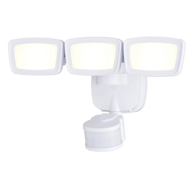 White LED Outdoor Motion Sensor Security Flood Light from the Outdoor Security Collection