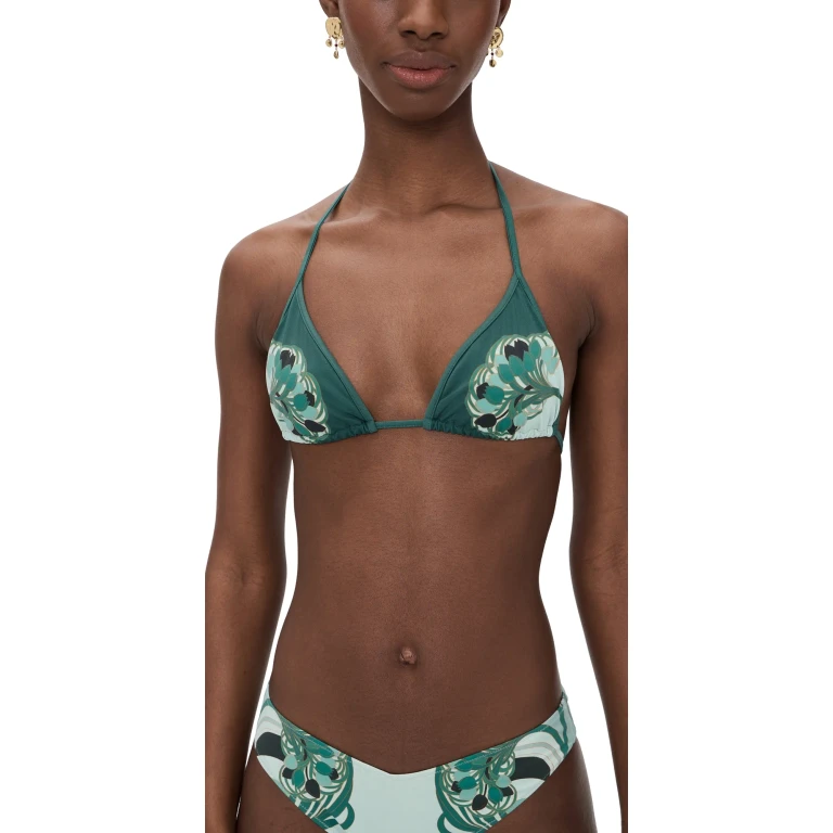 La DoubleJ Bikini Top Blooming Tulip Placée S