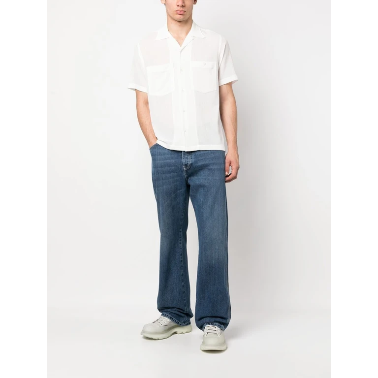 Alexander McQueen Jeans Blue Lining: Polyester - Men