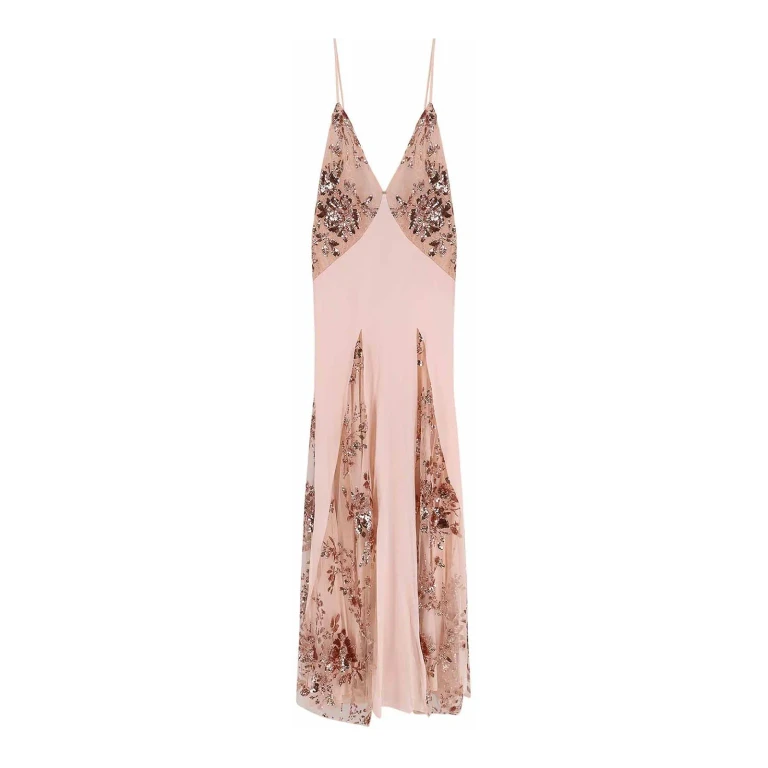 Elisabetta Franchi Robe Au Genou - Couleur Chair