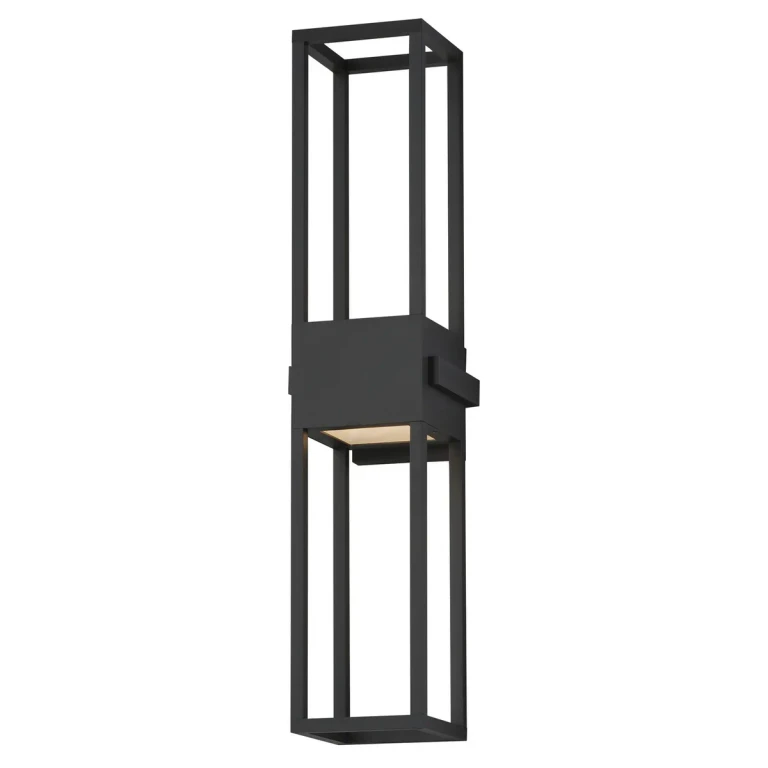 Black LED Outdoor Wall Sconce from the Strand VX Collection
