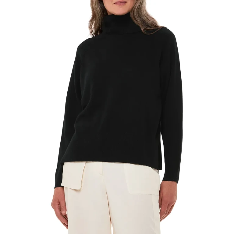 Whistles Cashmere Turtleneck Sweater