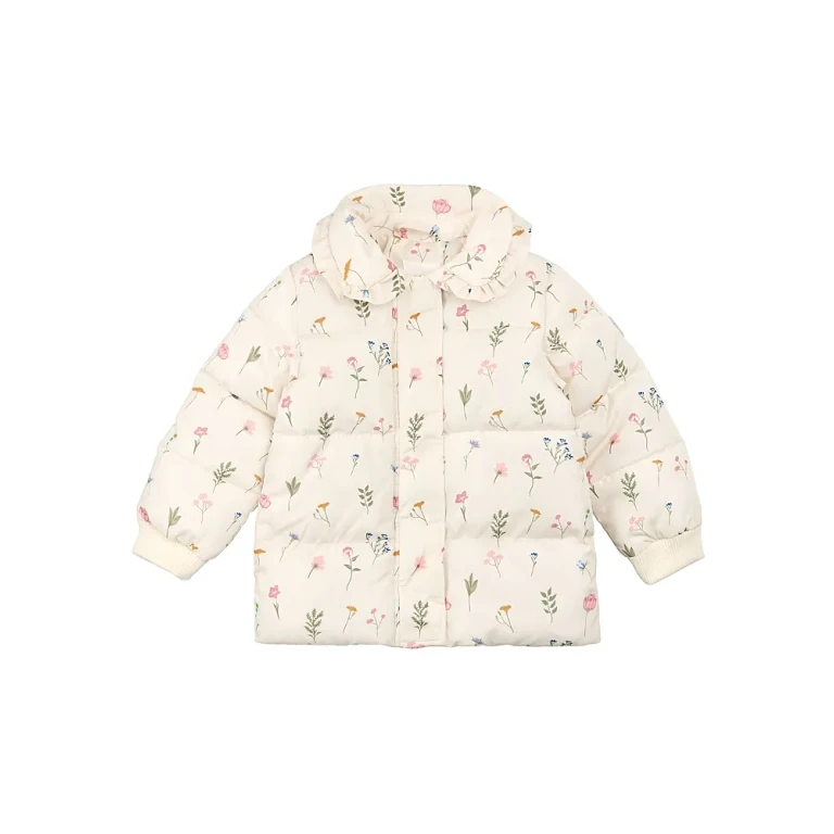 Miles The Label Girls' Pressed Floral Jacket - Baby