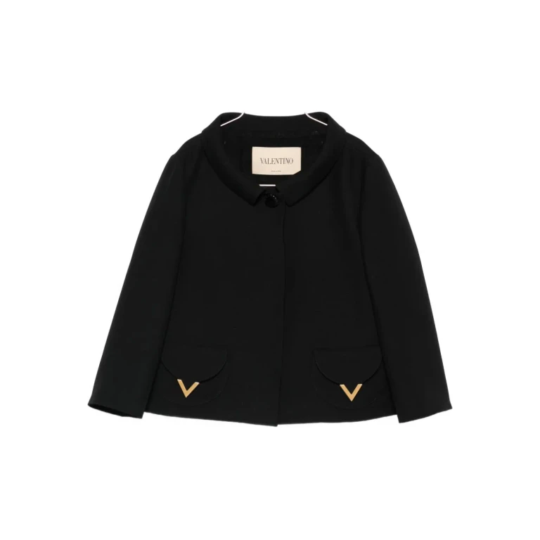 Valentino Vlogo Signature Wool And Silk Jacket
