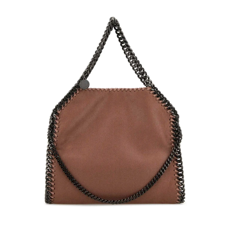 Stella McCartney Dunkelrosa Shaggy Deer Mini Falabella Handtasche