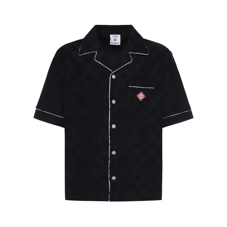 Casablanca Shirts Black Cotton - Men