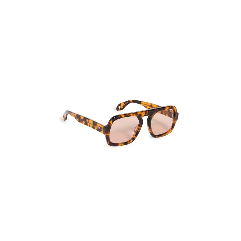 Elisa Johnson Jane Sunglasses Light Brown Tortoise One Size