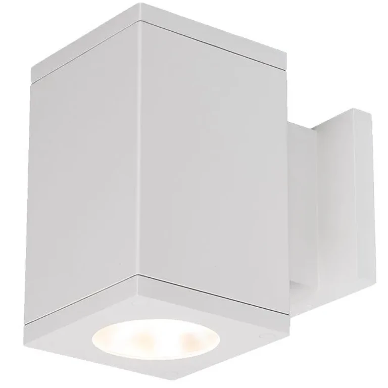 White LED Wall Sconce from the Cube Arch Collection