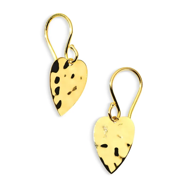 Ippolita 18K Yellow Gold 18K Classico Crinkle Mini Heart Drop Earrings