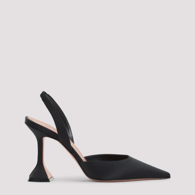 Amina Muaddi Holli Pointed Slingback Pumps