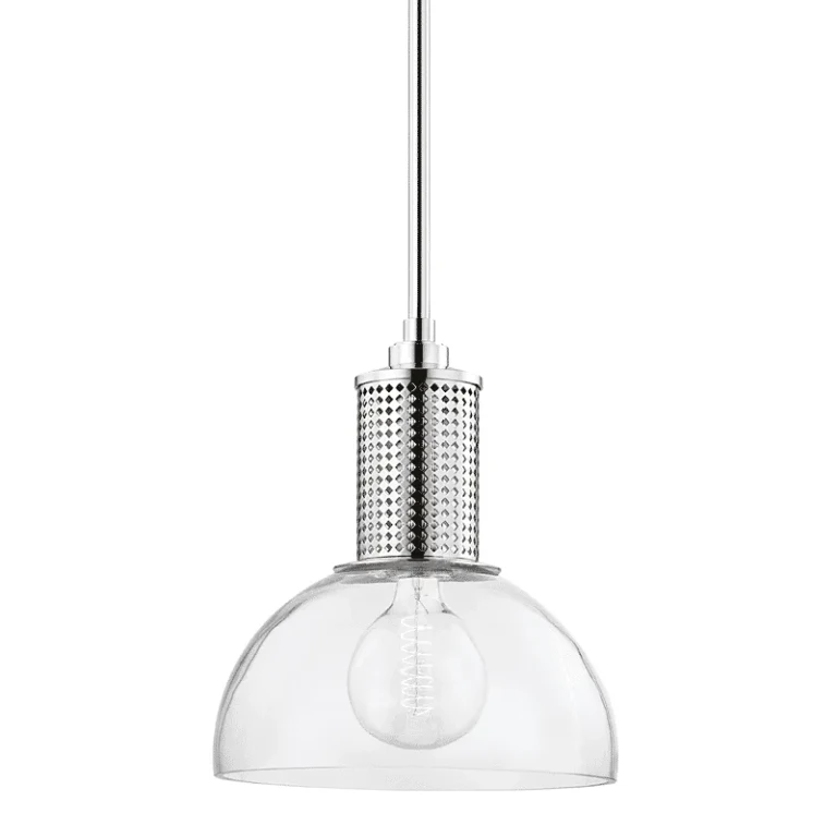 Halcyon 16" Pendant Light in Polished Nickel