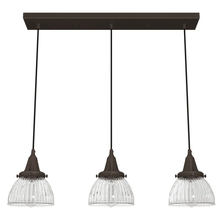 Onyx Bengal Three Light Linear Cluster from the Cypress Grove Collection