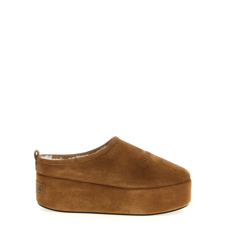 Balenciaga Brown Calfskin Mules - Women