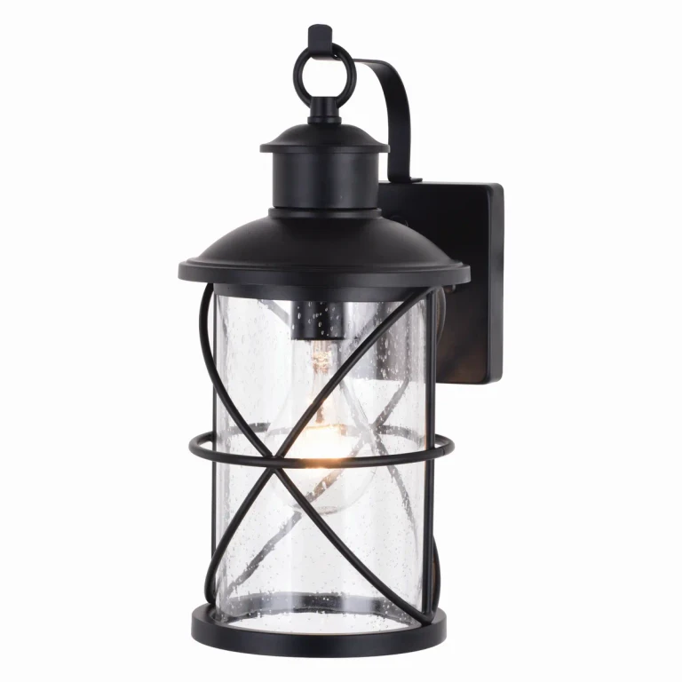 Black One Light Outdoor Wal Mount from the Adams Collection