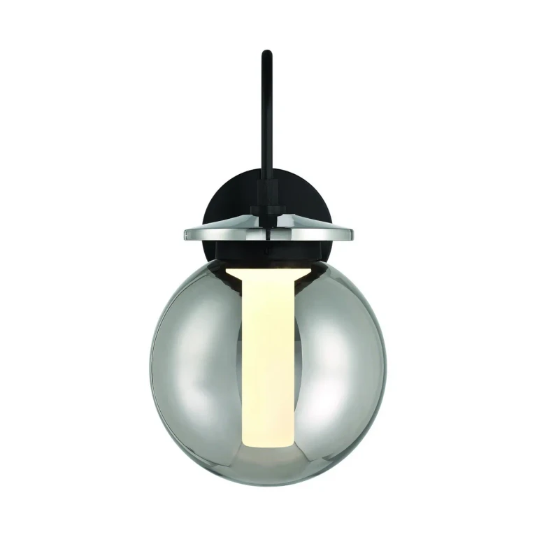 Black LED Wall Sconce from the Caswell Collection