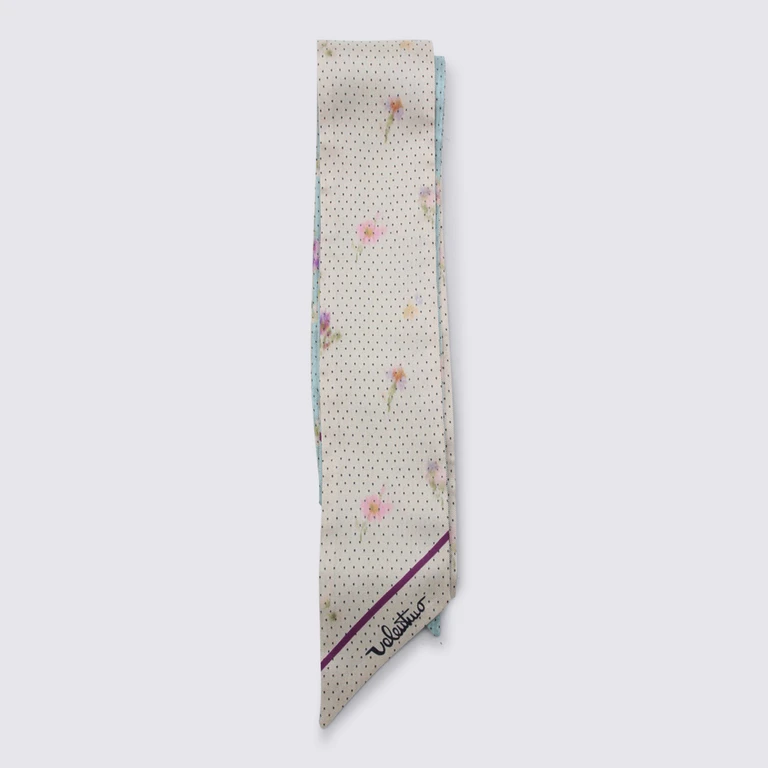 Valentino Garavani Scarfs Nero/multicolor/corallo/burro _se - Women