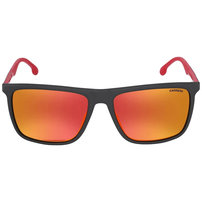 Carrera Red Rectangular Unisex Sunglasses CARRERA 8032/S 0003/W3 57