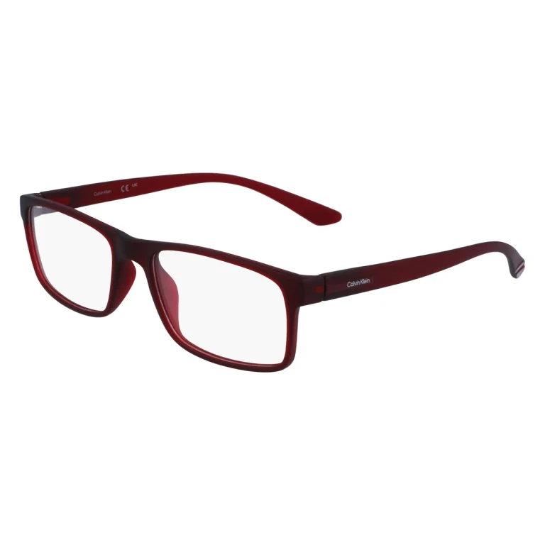 Calvin Klein Demo Rectangular Mens Eyeglasses CK19569 605 55