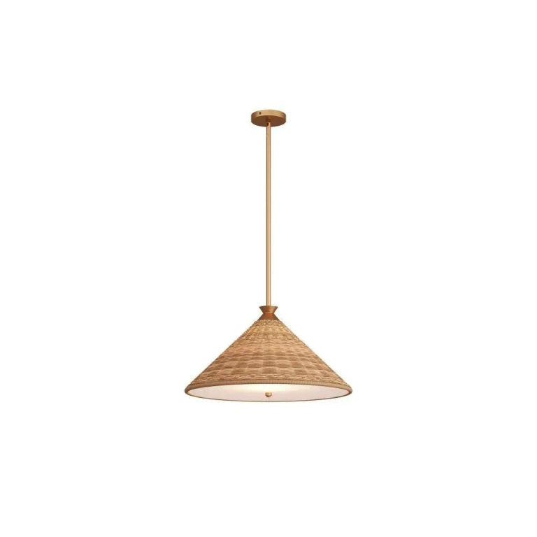 Natural, Rattan Pendant from the Terrace Collection