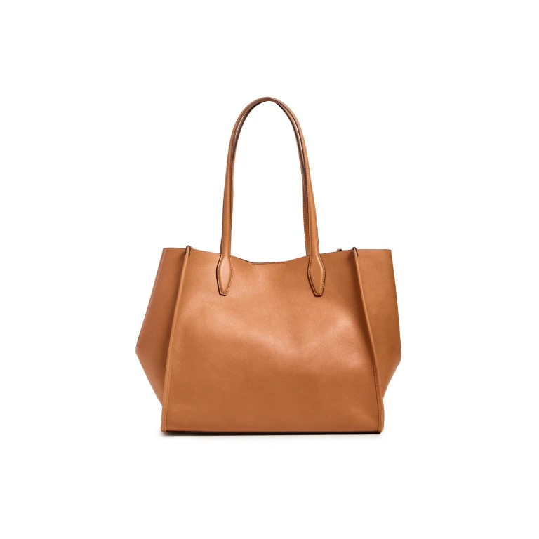 Madewell The Lexington Tote in Leather Hot Coffee One Size