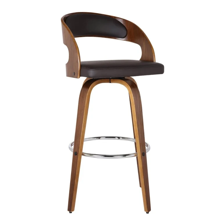 Walnut Brown 26 inch Counter Height Stool - Shelly