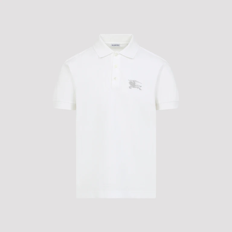 Burberry Stan Polo White Cotton Elastane - Men