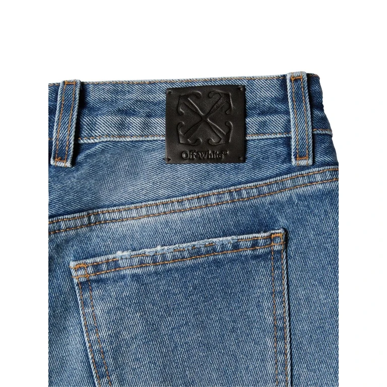 Off-White Off White Jeans Blue Outer: Cotton Lining - Women