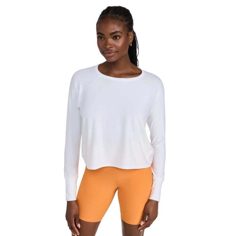 Beyond Yoga Featherweight Daydreamer Pullover Cloud White XXL