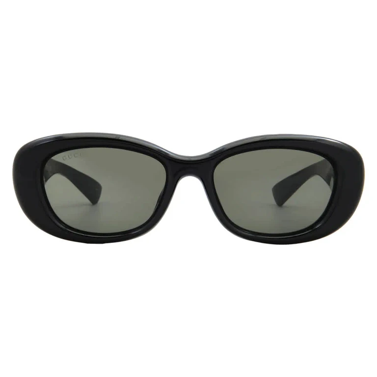 Gucci Grey Oval Ladies Sunglasses GG1829SK 001 53
