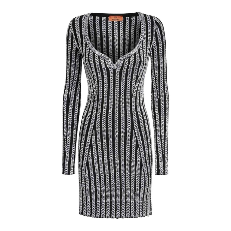 Missoni Robe Courte - Argent