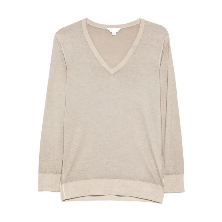 Malo Pull À Col V - Beige