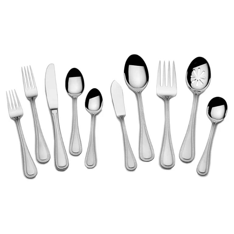 Beaded 45 Pc Flatware Set