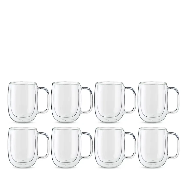 Zwiling J. a. Henckels Sorrento Plus Coffee Glass Mug, Set of 8
