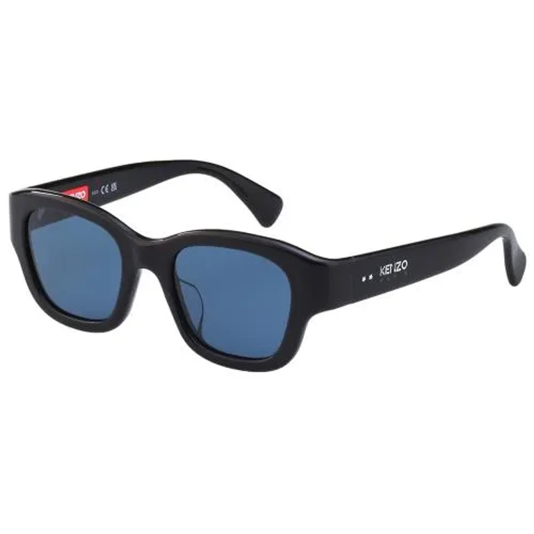 Kenzo Blue Rectangular Mens Sunglasses KZ40187F 01V 51