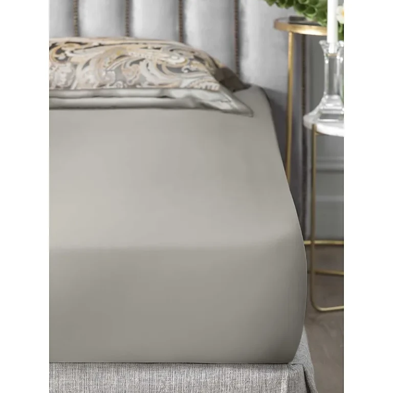 House of Textiles Lorenzo Silk Flat Sheet, King - Exclusive