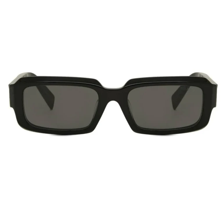 Dark Grey Irregular Mens Sunglasses PR 27ZSF 16K08Z 55