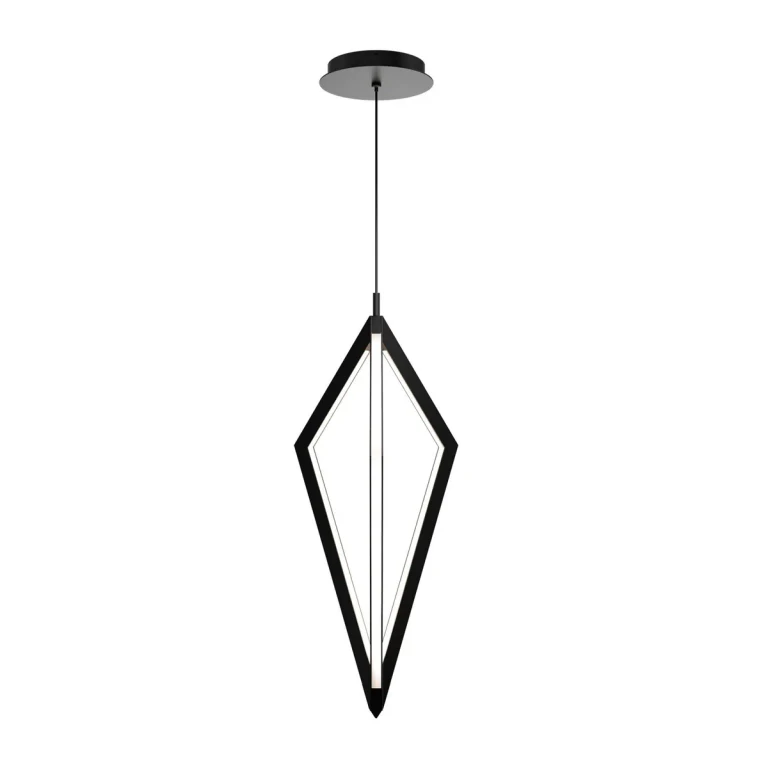Black LED Pendant from the Tribeca Collection