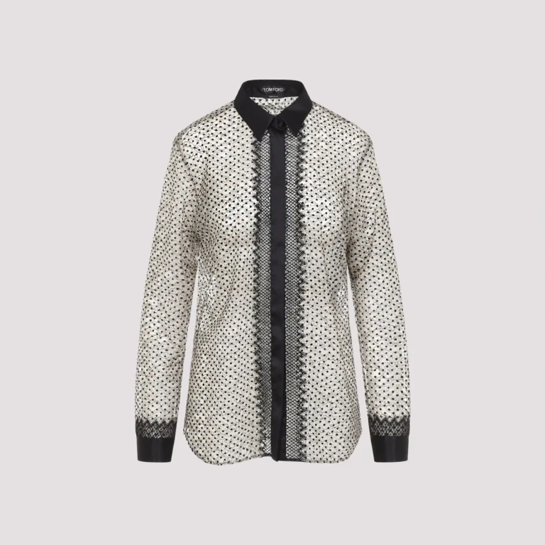 Camicia Tom Ford a pois floccati