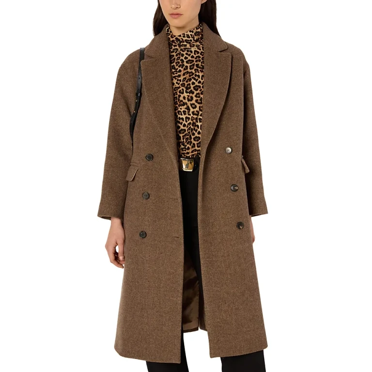 Gerard Darel Mady Wool Blend Coat