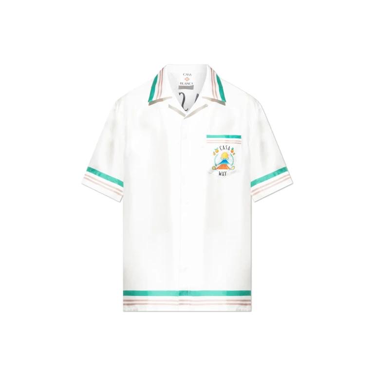 Casablanca Silk Short-sleeve Shirt