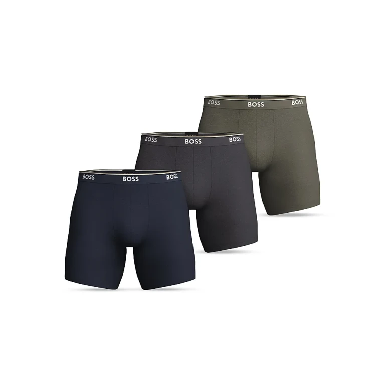 Boss Power Cotton Blend Boxer Briefs, Pack of 3