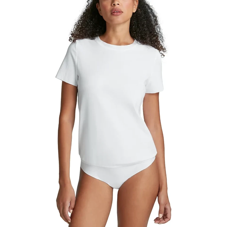 Commando Essential Cotton-Blend Crewneck Bodysuit